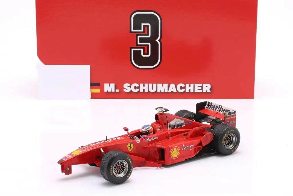 โมเดลรถ 1:18 Ferrari F300 3 Wheeler #3 Michael Schumacher Belgien GP (Spa) ฟอร์มูล่าวัน ปี 1998 WERK83