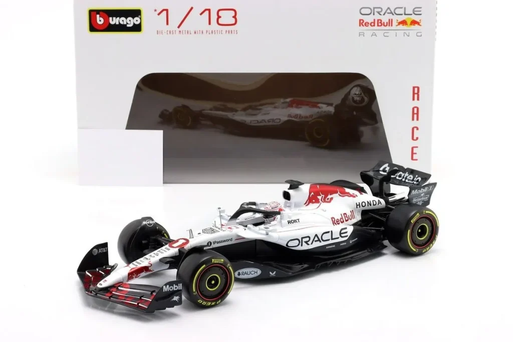 โมเดลรถ 1:18 Red Bull Racing RB21 #1 Max Verstappen ฟอร์มูล่าวัน ปี 2025 Bburago