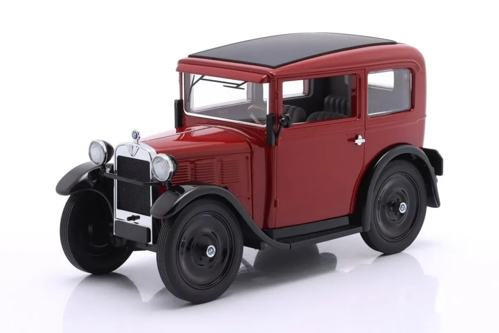 โมเดลรถ 1:18 BMW Dixi ปี 1928 สีแดงเข้ม Minichamps