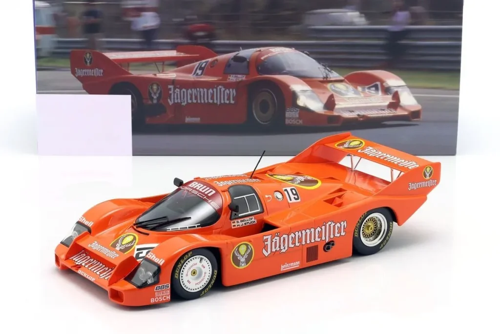 โมเดลรถ 1:18 Porsche 956B “Jägermeister” #19 Hans-Joachim Stuck, Stefan Bellof ผู้ชนะ 1000km Imola ปี 1984 WERK83