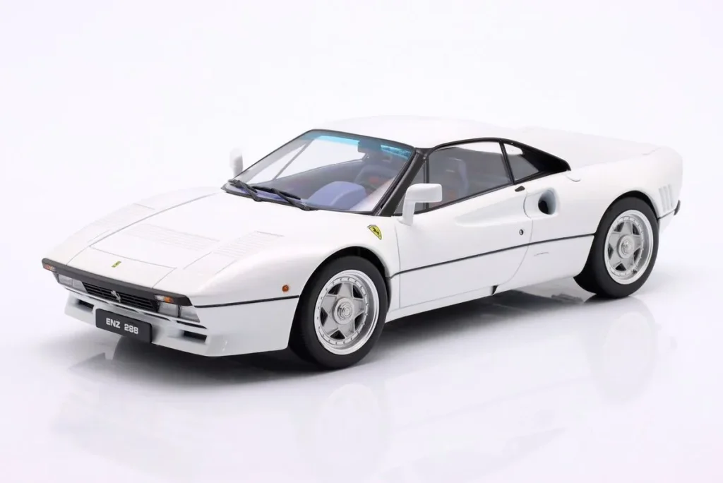โมเดลรถ 1:18 Ferrari 288 GTO / Top Gear Chris Evans ปี 1984 สีขาว KK-Scale