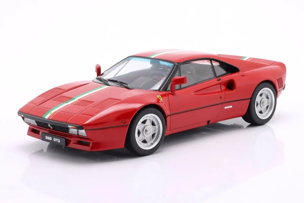 โมเดลรถ 1:18 Ferrari 288 GTO / Italia Design ปี 1984 สีแดง KK-Scale
