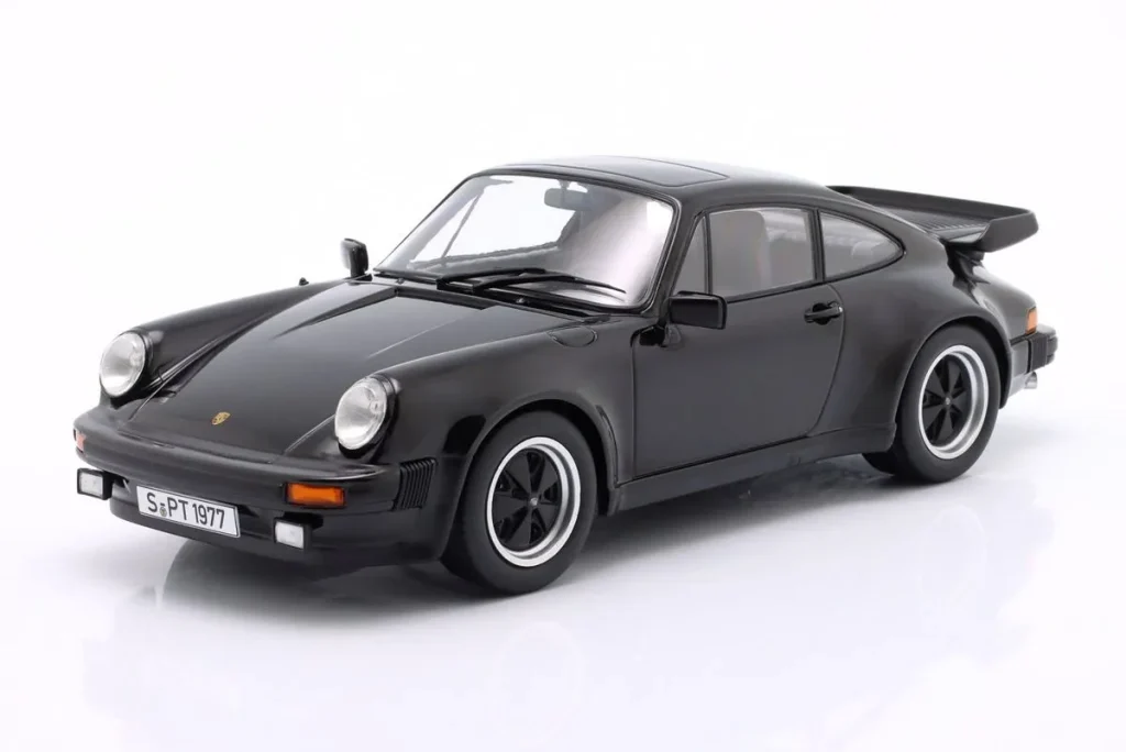 โมเดลรถ 1:18 Porsche 911 (930) Turbo 3.3 Coupé ปี 1977 สีดำ KK-Scale