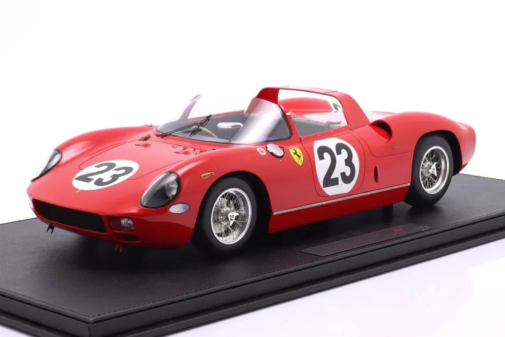 โมเดลรถ 1:12 Ferrari 250 P #23 John Surtees, Willy Mairesse 24 ชั่วโมง เลอมังส์ ปี 1963 TopMarques