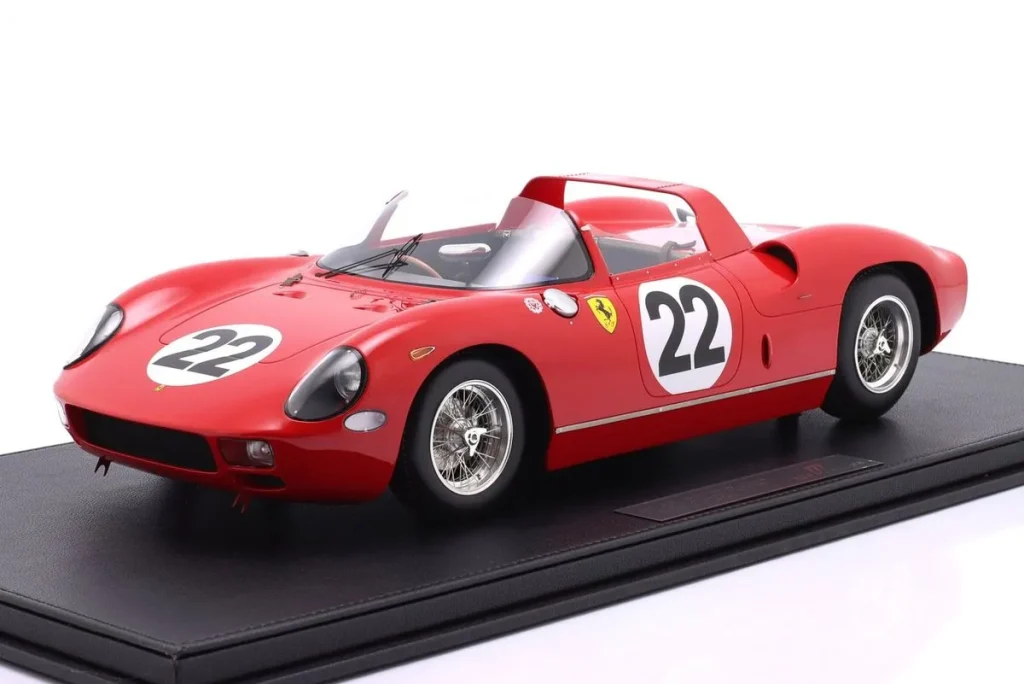 โมเดลรถ 1:12 Ferrari 250 P #22 Mike Parkes, Umberto Maglioli 24 ชั่วโมง เลอมังส์ ปี 1963 TopMarques
