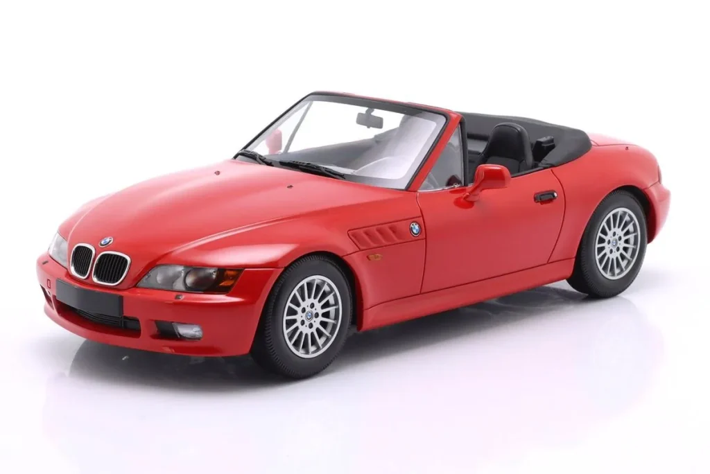 โมเดลรถ 1:18 BMW Z3 Roadster ปี 1997 สีแดง Minichamps