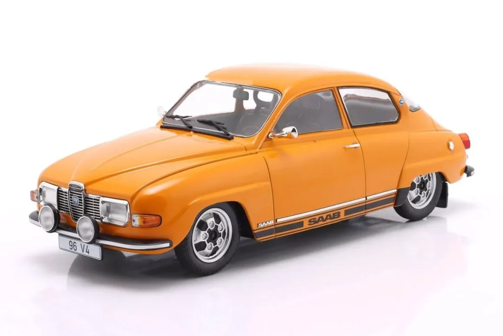 โมเดลรถ 1:18 Saab 96 V4 ปี 1970 สีส้ม ModelCarGroup