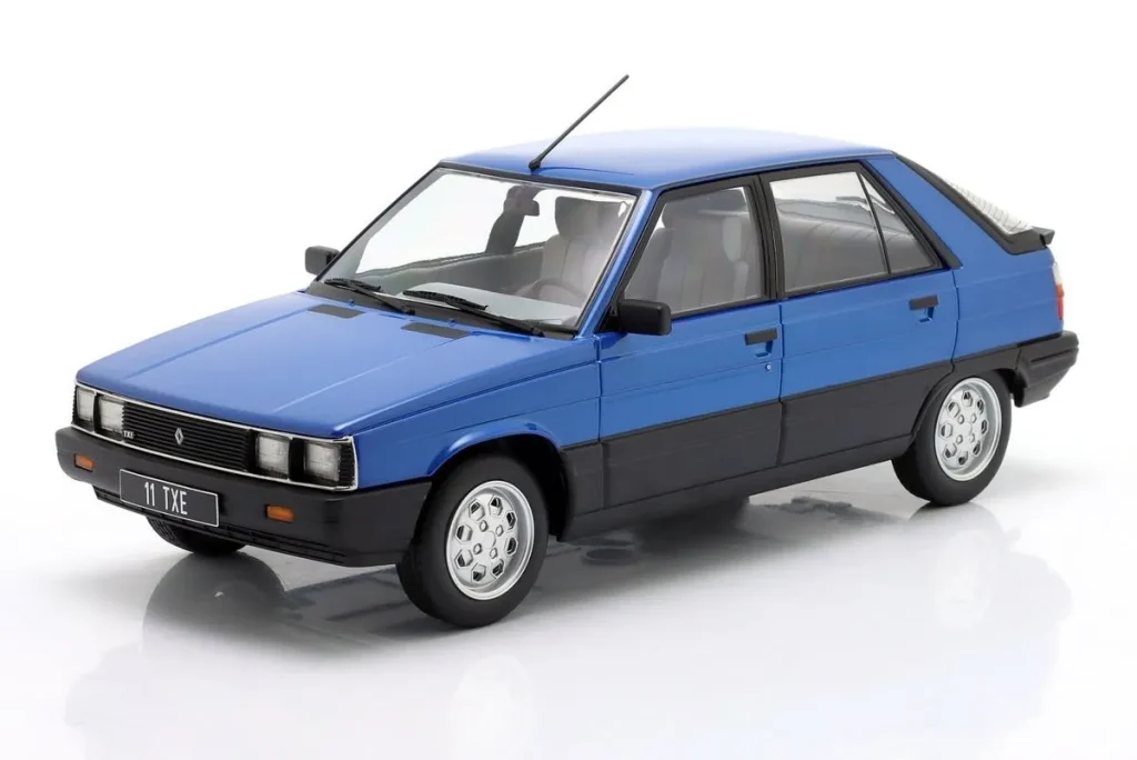 Model 1:18 Renault 11 TXE year 1985 metallic blue ModelCarGroup