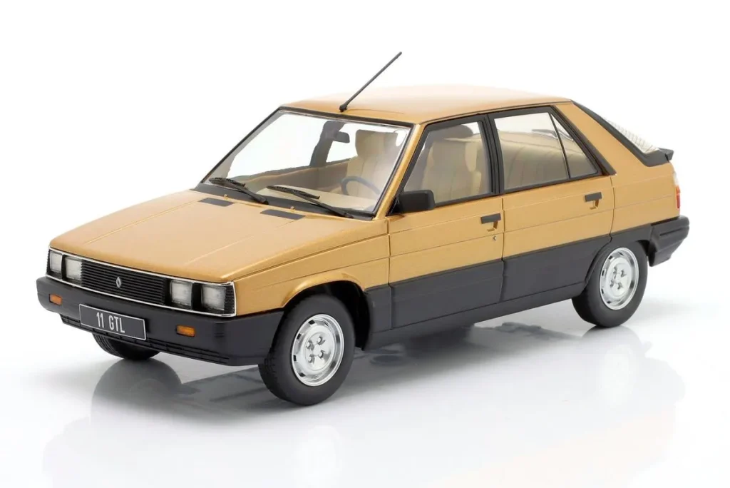 Model 1:18 Renault 11 GTL year 1985 Gold ModelCarGroup