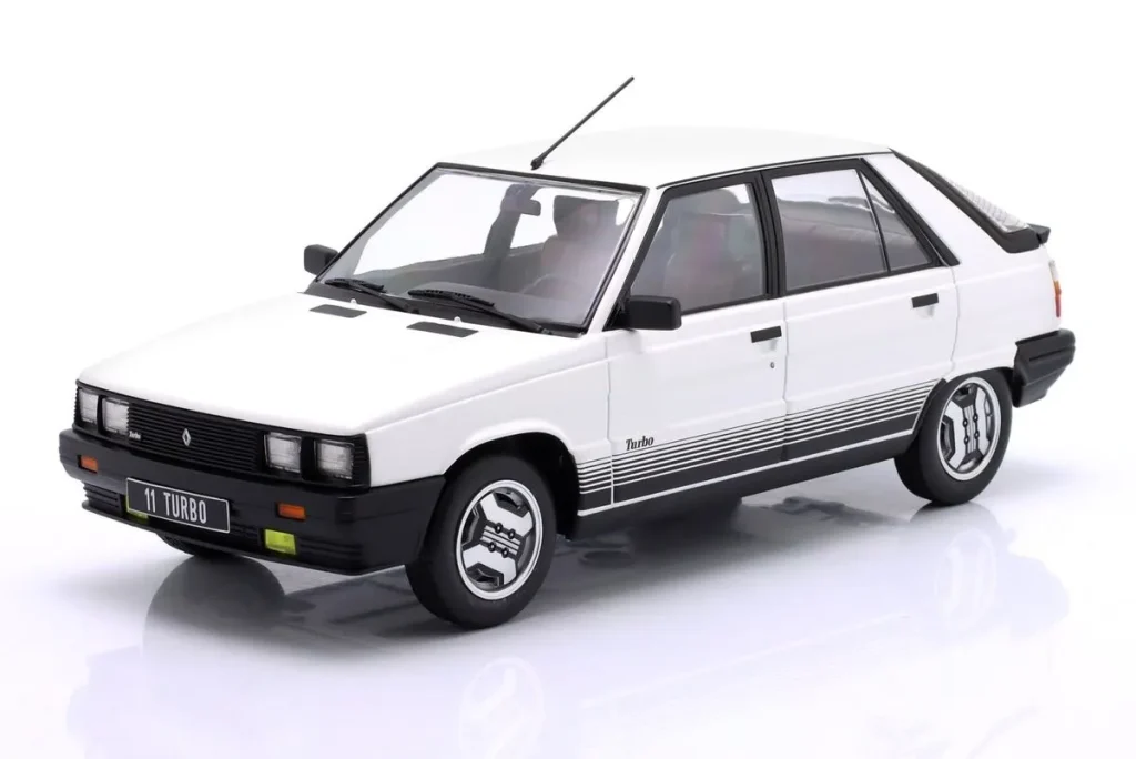 Model 1:18 Renault 11 Turbo year 1985 white ModelCarGroup