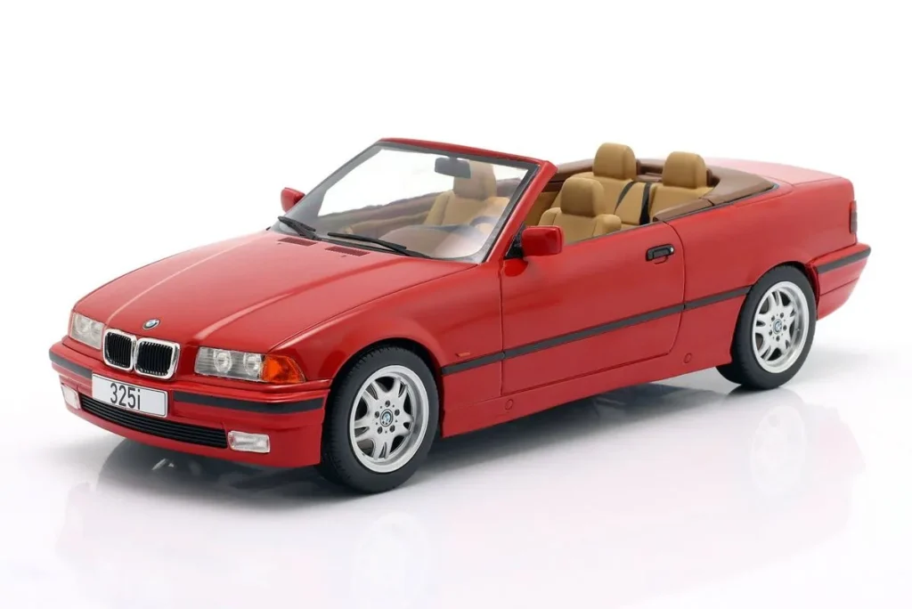 โมเดลรถ 1:18 BMW 3er (E36) Cabriolet ปี 1996 สีแดง ModelCarGroup