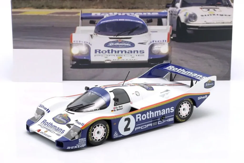 โมเดลรถ 1:18 Porsche 956K #2 Stefan Bellof, Derek Bell ผู้ชนะ 1000km Sandown Park / Sportwagen-แชมป์โลก ปี 1984 WERK83