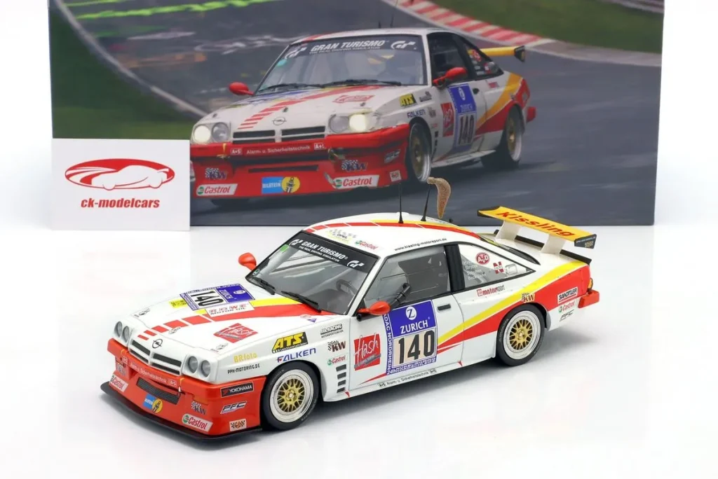 โมเดลรถ 1:18 Opel Manta B #140 Olaf Beckmann, Volker Strycek, Peter Hass, Jürgen Schulten 24 ชั่วโมง เนือร์บวร์กริง ปี 2013 WERK83