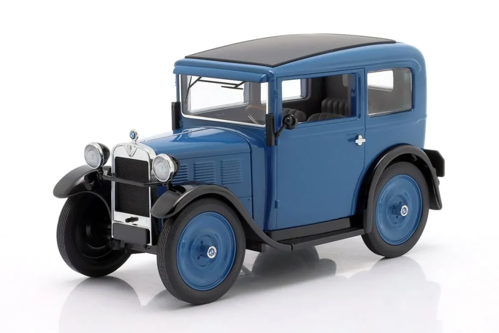 โมเดลรถ 1:18 BMW Dixi ปี 1928 สีน้ำเงิน Minichamps