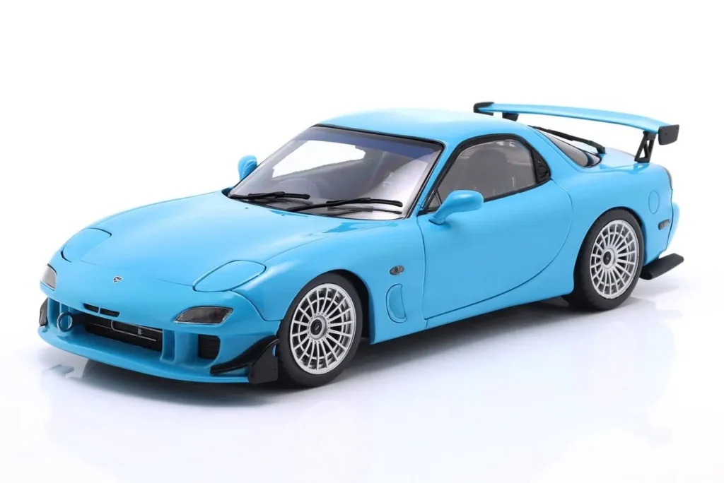 โมเดลรถ 1:18 Mazda RX-7 FD3RS ปี 1999 สีน้ำเงิน Solido
