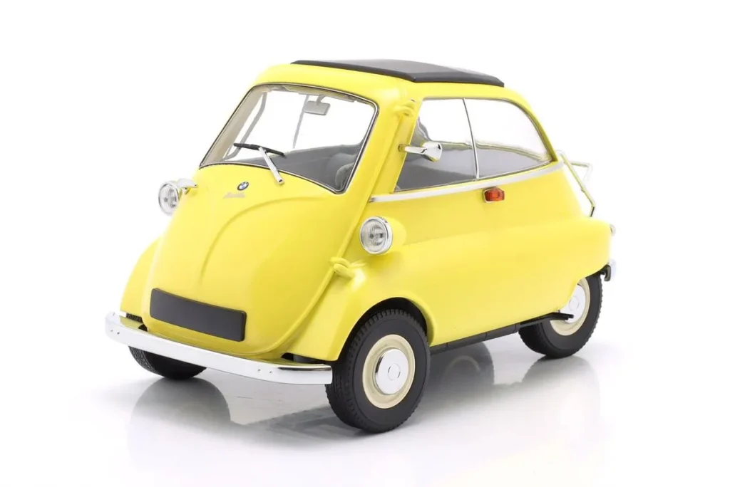 โมเดลรถ 1:18 BMW Isetta ปี 1955 สีเหลือง Minichamps