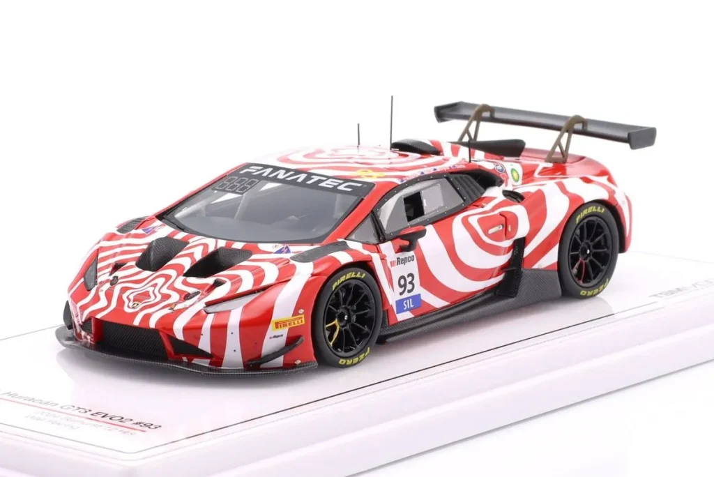โมเดลรถ 1:43 Lamborghini Huracán GT3 Evo2 #93 Tony D’Alberto, Adrian Deitz, Grant Denyer, David Wall ผู้ชนะ Silver Cup 12h Bathurst (12th Gesamtklassement) ปี 2024 True Scale