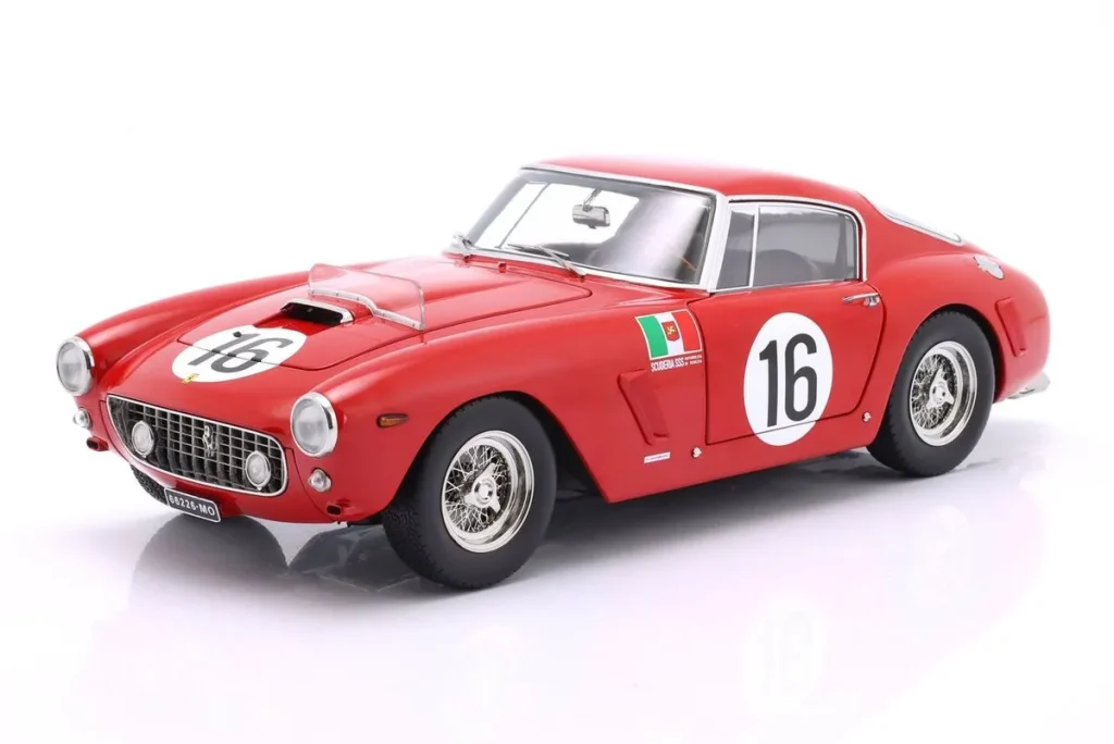 โมเดลรถ 1:12 Ferrari 250 GT SWB Competizione #16 Maurice Trintignant, Carlo Mario Abate 24 ชั่วโมง เลอมังส์ ปี 1961 KK-Scale