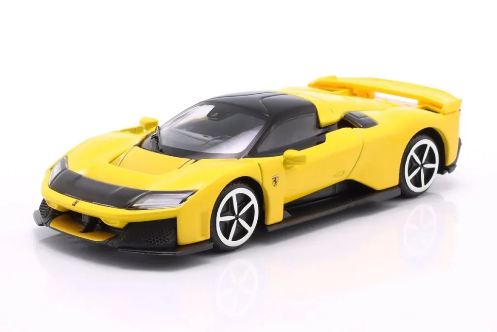 โมเดลรถ 1:43 Ferrari F80 ปี 2024 สีเหลือง Bburago