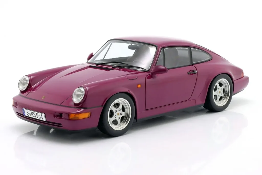โมเดลรถ 1:12 Porsche 911 (964) RS พร้อม Speedline ล้อ ปี 1992 KK-Scale