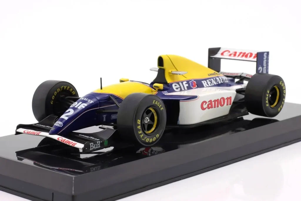 Model 1:24 Williams FW15C #2 Alain Prost Formula One world champion year 1993 Premium Collectibles