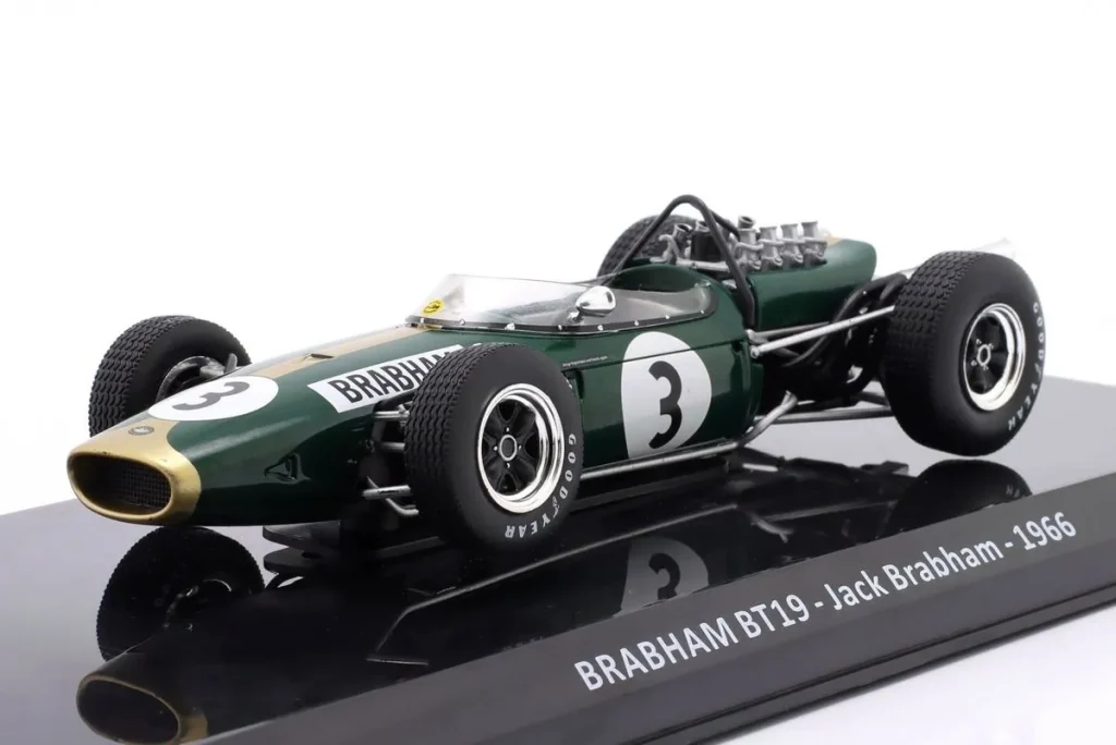 车型 1:24 Brabham BT19 #3 Jack Brabham 一级方程式年 1966 Premium Collectibles