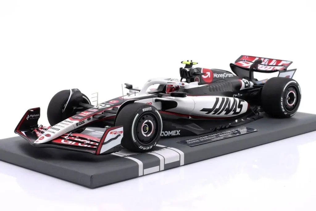 车型 1:18 Haas VF-25 #87 Oliver Bearman 排名 12 Monaco GP 一级方程式年 2025 Minichamps