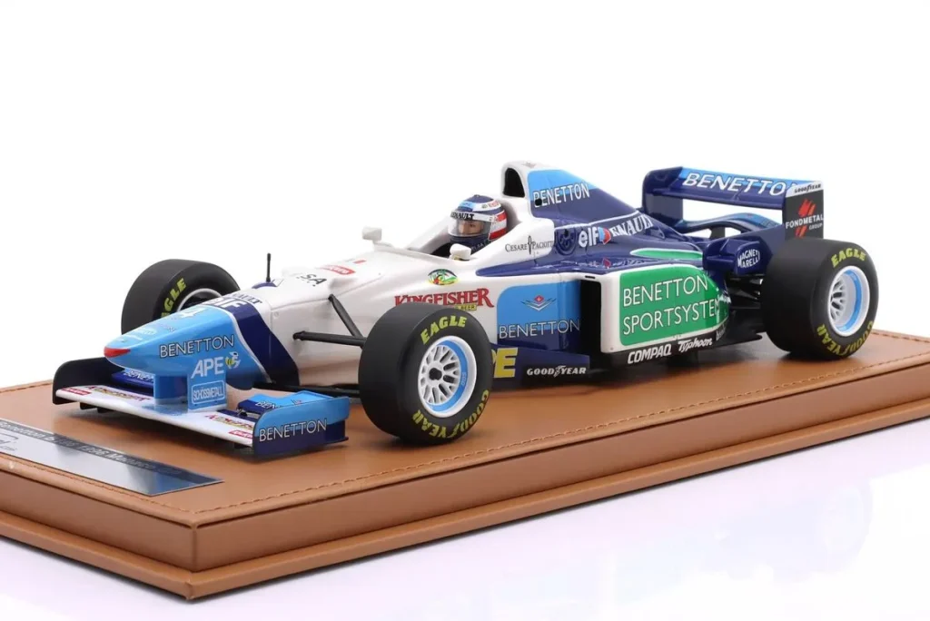 Model 1:18 Benetton B196 #4 Gerhard Berger Monaco GP Formula One year 1996 Tecnomodel TMD18-423D