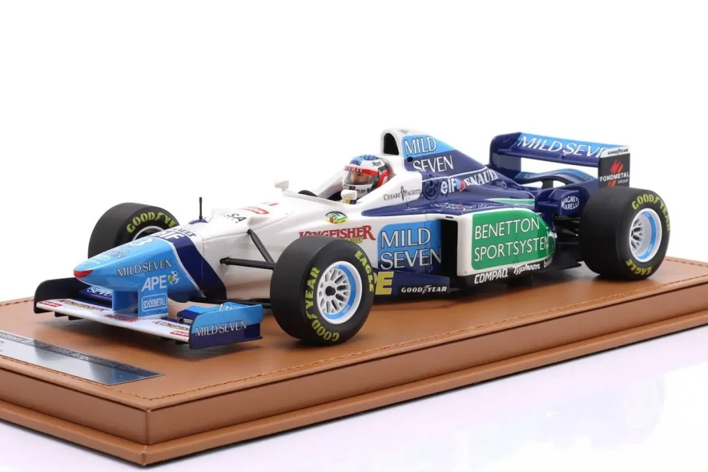 车型 1:18 Benetton B196 #3 Jean Alesi 排名 3 Argentinien GP (Buenos Aires) 一级方程式年 1996 Tecnomodel