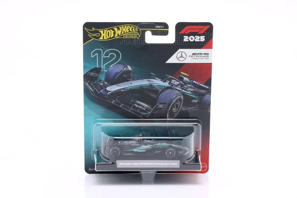 车型 1:64 Mercedes-AMG F1 W16 E Performance #12 Andrea Kimi Antonelli 一级方程式年 2025 HotWheels