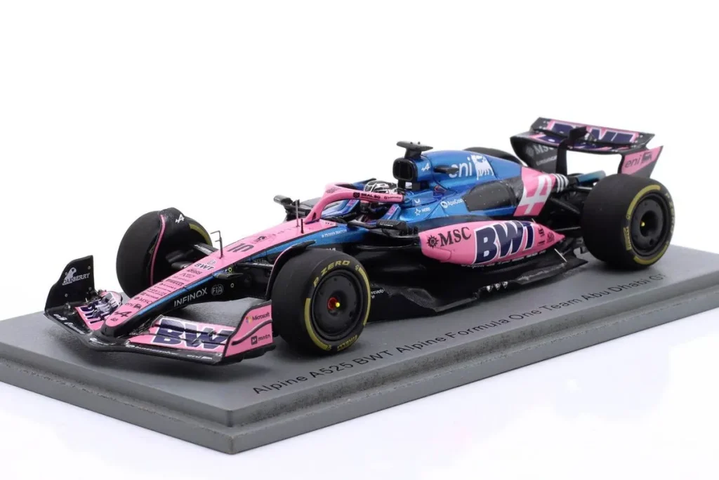 Model 1:43 Alpine A525 #10 Pierre Gasly Abu Dhabi GP (Yas Marina) Formula One year 2025 Spark