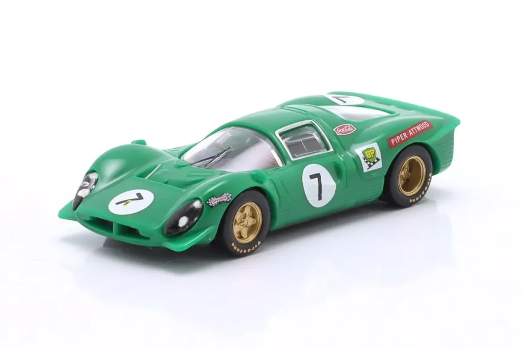โมเดลรถ 1:87 Ferrari 412 P #7 David Piper, Richard Attwood อันดับ 5 9h Kyalami ปี 1967 Wiking