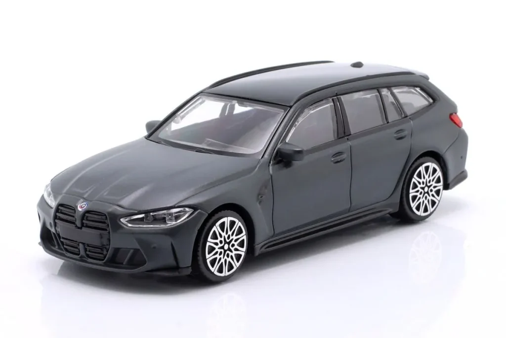 โมเดลรถ 1:43 BMW M3 Touring ปี 2023 สีเทาด้าน Bburago