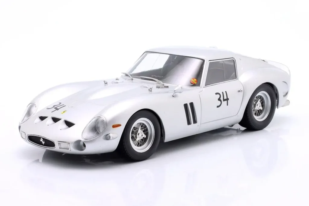 โมเดลรถ 1:18 Ferrari 250 GTO #34 Hermann Cordes อันดับ 2 DMV-Avus ปี 1963 KK-Scale