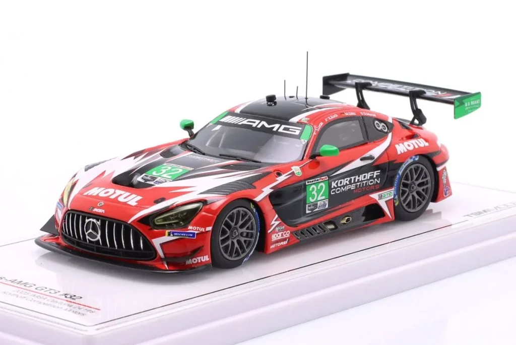 โมเดลรถ 1:43 Mercedes-AMG GT3 Evo #32 Maximilian Götz, Kenton Koch, Seth Lucas, Daniel Morad 24 ชั่วโมง เดย์โทนา ปี 2025 True Scale