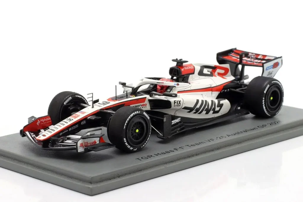 Model 1:43 Haas VF-26 #31 Esteban Ocon Formula One year 2026 Spark