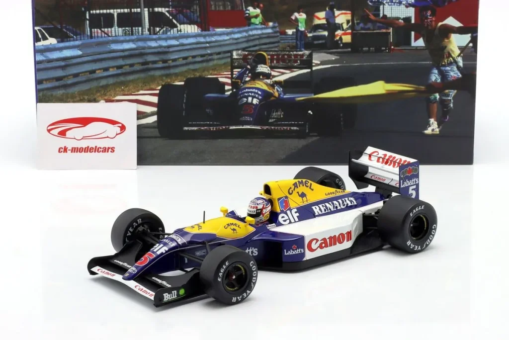 车型 1:18 Williams FW14B #5 Nigel Mansell 一级方程式世界冠军年 1992 WERK83