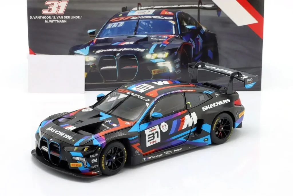 车型 1:18 BMW M4 GT3 Evo #31 Dries Vanthoor, Sheldon van der Linde, Marco Wittmann 排名 8 24h Spa 年 2025 Minichamps