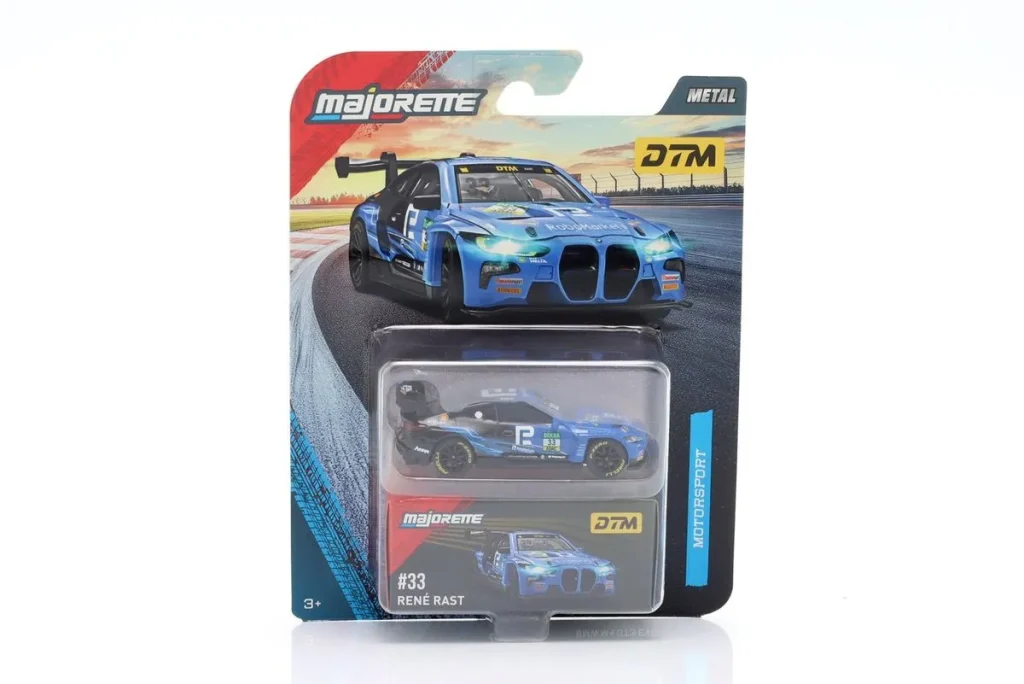 车型 1:64 BMW M4 GT3 #33 René Rast DTM 年 2025 Majorette