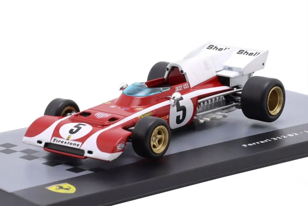车型 1:43 Ferrari 312B2 #5 Jacky Ickx 一级方程式年 1972 Altaya