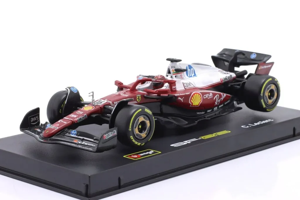 车型 1:43 Ferrari SF-25 #16 Charles Leclerc 排名 4 Italien GP (Monza) Formula 1 年 2025 Bburago