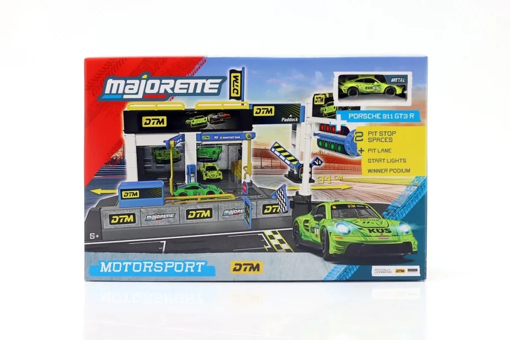 ไดโอรามา 1:64 Porsche 911 GT3 R Thomas Preining DTM ปี 2025 Majorette
