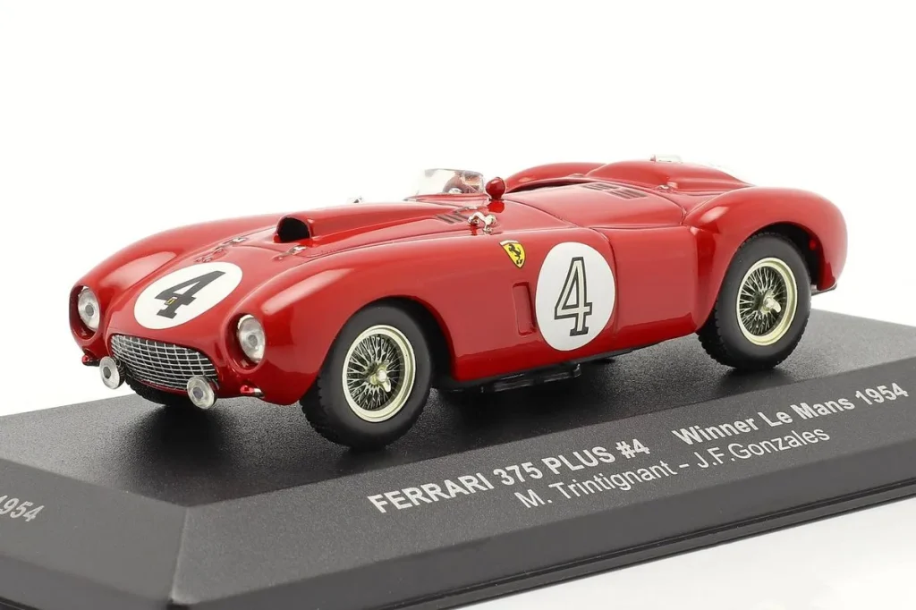 车型 1:43 Ferrari 375 Plus #4 M. Trintignant, J.F. Gonzales 24 小时勒芒年 1954 Ixo