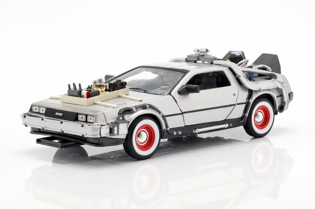 โมเดลรถ 1:24 DeLorean Time Machine Zurück in die Zukunft Teil III 3 Welly