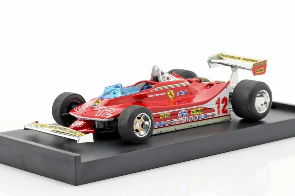 车型 1:43 Ferrari 312 T4 #12 Gilles Villeneuve 一级方程式年 1979 Brumm R512