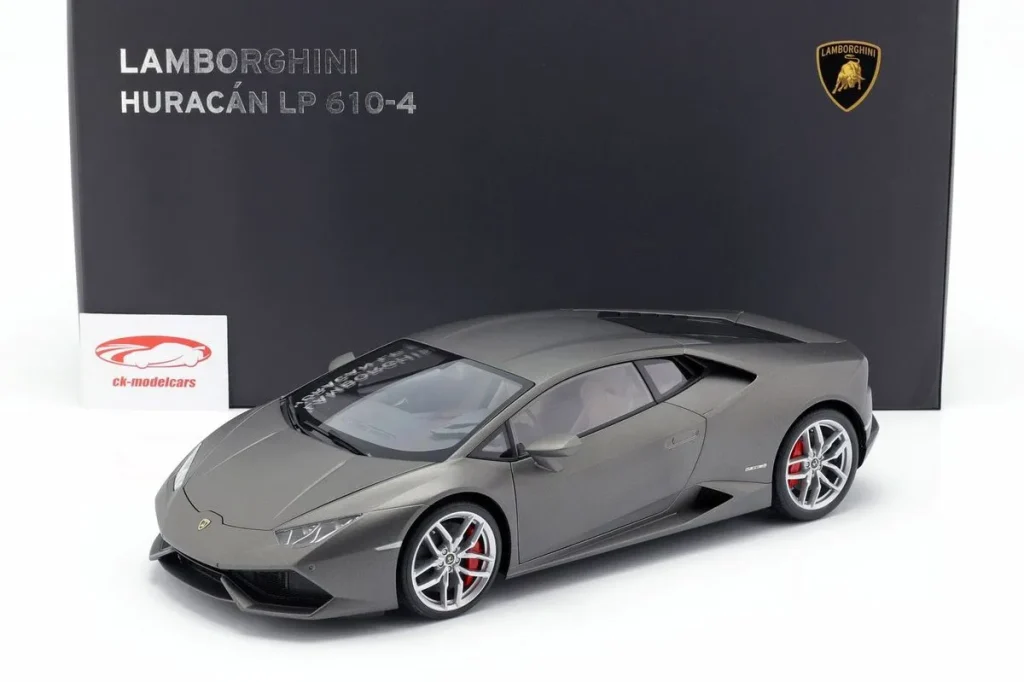 车型 1:12 Lamborghini Huracan LP610-4 年 2014 哑光灰 (grigio titans) AUTOart