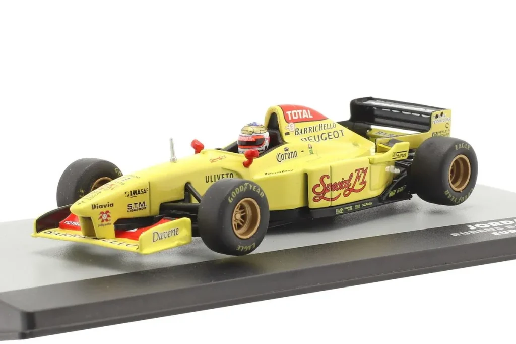 Model 1:43 Jordan 196 #11 Rubens Barrichello Formula One year 1996 Altaya