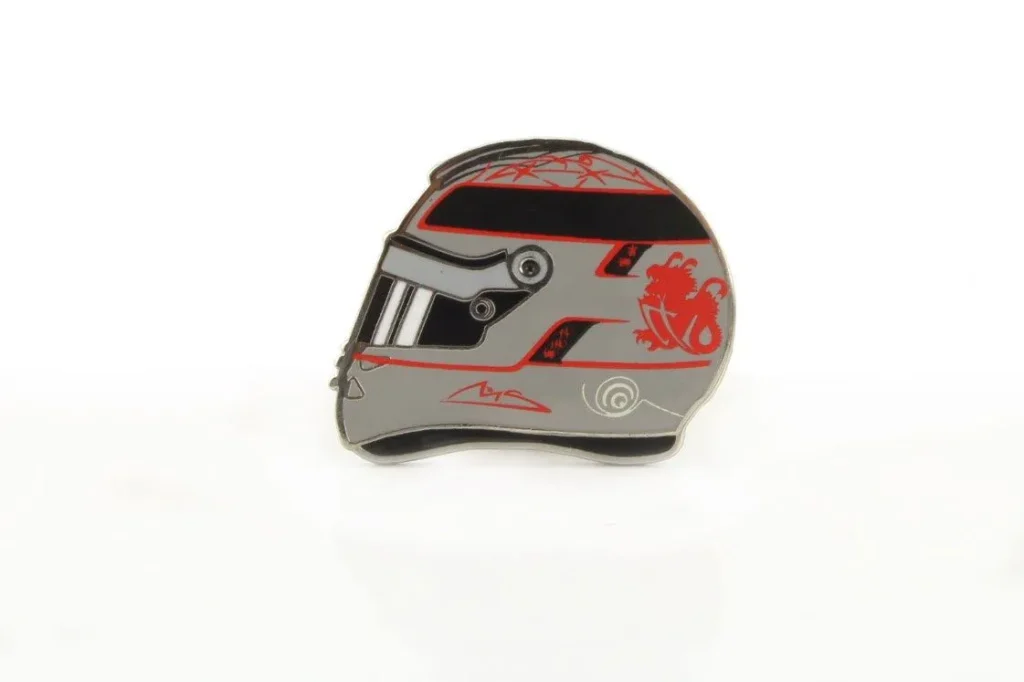 เข็มกลัด Michael Schumacher Helm 300th GP Spa GP ฟอร์มูล่าวัน 2012 platin สีแพลตินัม