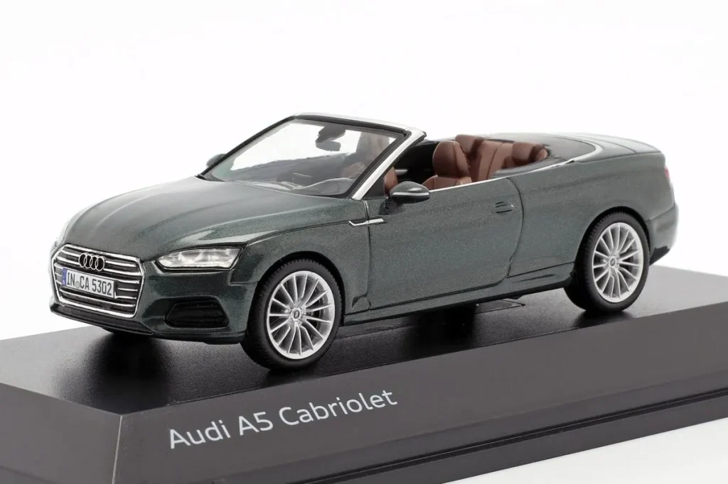 车型 1:43 Audi A5 Cabriolet 年 2017 绿色 Spark