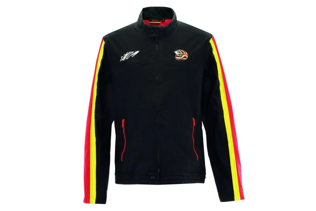 jacket Stefan Bellof Racing Helm Black / red / yellowing size XXL